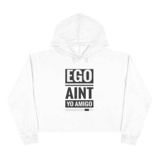 Crop Hoodie - WHITE